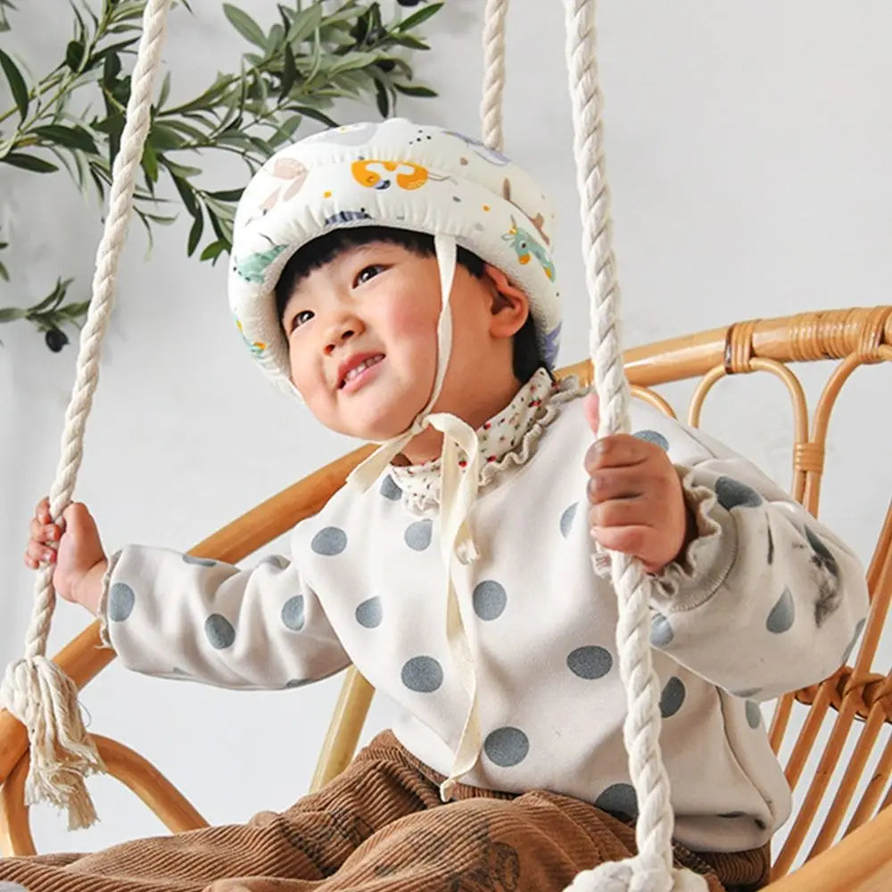 Casque de sécurité pour bébé, chapeau de Protection de tête, coussin Anti-chute pour tout-petits, apprendre à marcher, casquette Crash, couvre-chef de Protection réglable