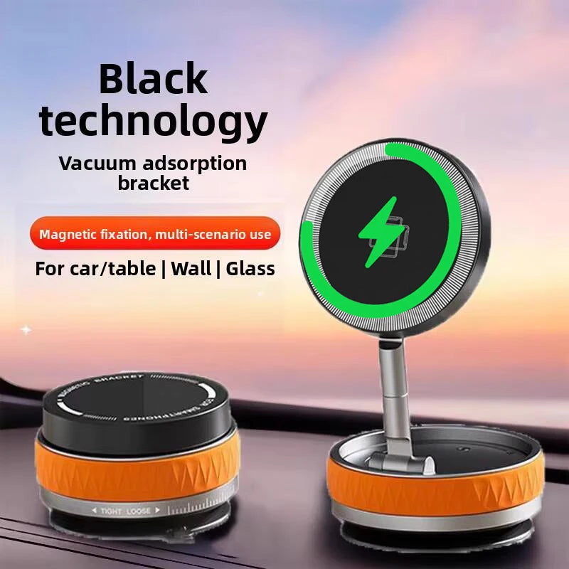 Support de téléphone magnétique pour voiture Magsafe pour support de voiture chargeur sans fil support de ventouses mobiles pour téléphone, 360 °   Téléphone de voiture rotatif