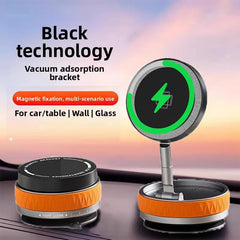 Support de téléphone magnétique pour voiture Magsafe pour support de voiture chargeur sans fil support de ventouses mobiles pour téléphone, 360 °   Téléphone de voiture rotatif