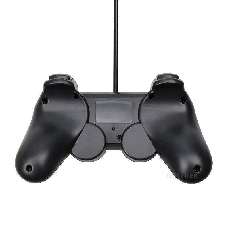 Manette de jeu filaire USB pour WinXP/Win7/Win8/Win10, Joypad pour PC Windows, ordinateur portable, Joystick de jeu noir