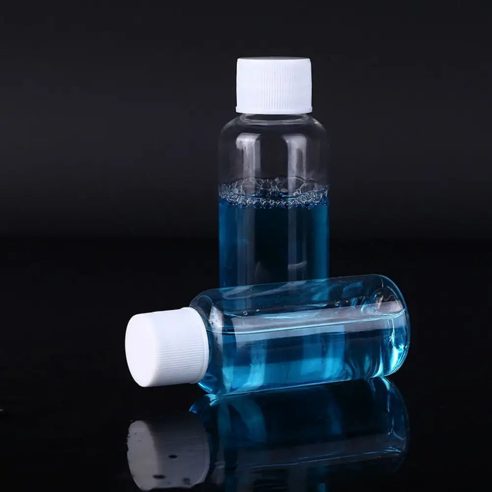 AfricSeal HI-Bouteille d'emballage réutilisable en plastique, plusieurs échantillons de cosmétiques, shampoing, poudre liquide, 10 ml, 20 ml, 30 ml, 50 ml, 80 ml, 100ml