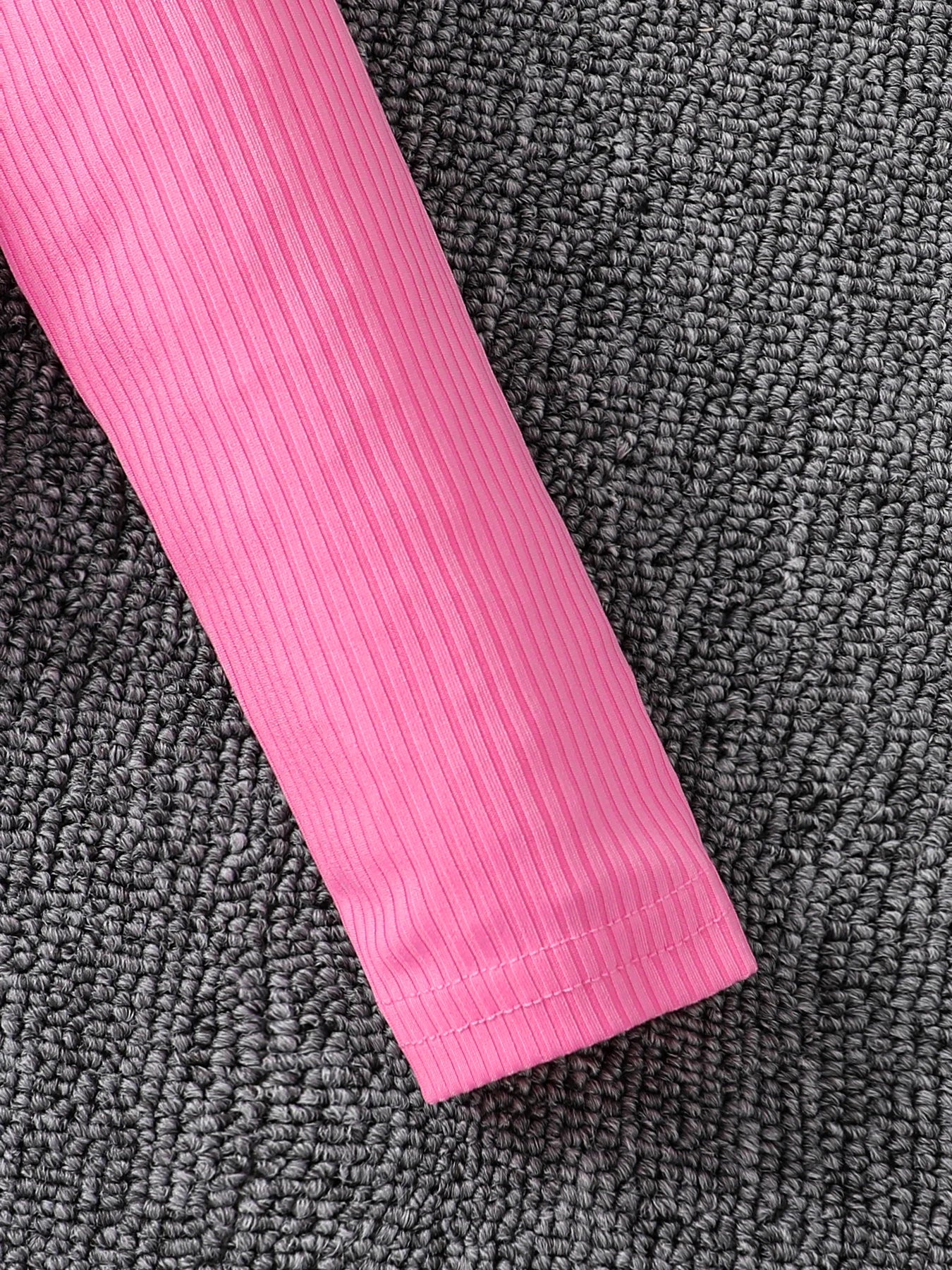 Vêtements pour enfants fille automne mode décontracté rose robe florale ensemble 2 pièces ensemble-rose col rond gilet + jupe florale rose