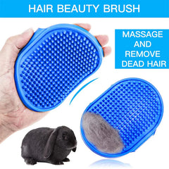 Kit de toilettage pour lapin, dissolvant de taches, peignes de nettoyage, coupe-ongles pour animaux de compagnie, shampoing Double face, brosse de bain pour cochon d'inde, lapin