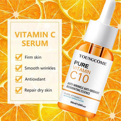 Vitamine C Essence pour le visage acide hyaluronique peau foncée éclaircir sérum estompe les ridules hydratant réparation sérum terne visage soins de la peau