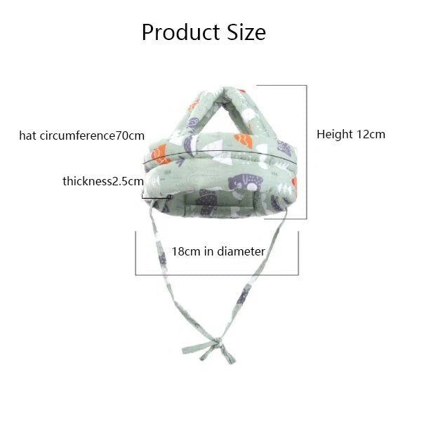 Casque de sécurité pour bébé, couvre-chef de Protection de la tête, coussin Anti-chute pour tout-petits, apprendre à marcher, casquette Crash