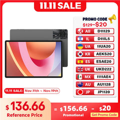 【Première mondiale】 Tablette Teclast T50 Max Écran 11" FHD 90 Hz Android 14 MediaTek G99 8 Go de RAM 256 Go ROM 8000 mAh Type-C Widevine L1