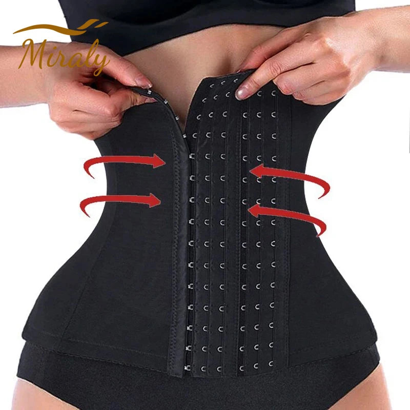 Hot Women's Slimming Waist Trainer Belt Shapewear Tummy Control Belly Cincher Body Shaper Big Compression Belts Faja Firm Corset 