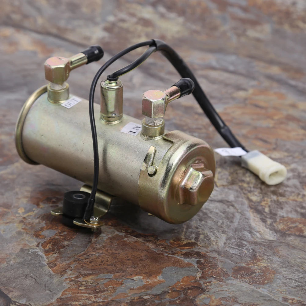 12V fuel pump, car parts, red faceted cube, replacement accessory, medium distillation pump
