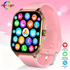 H9 montre intelligente hommes femmes cadeaux 2.01 ''écran tactile complet Sport Fitness Tracker Smartwatch BT appel montre-bracelet numérique 5 pièces