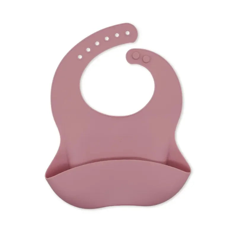Bavoirs imperméables pour bébé, mignon dessin animé imprimé d'animaux, bavoir pour enfants, fille et garçon, bavoir réglable en Silicone souple, articles d'alimentation pour bébé