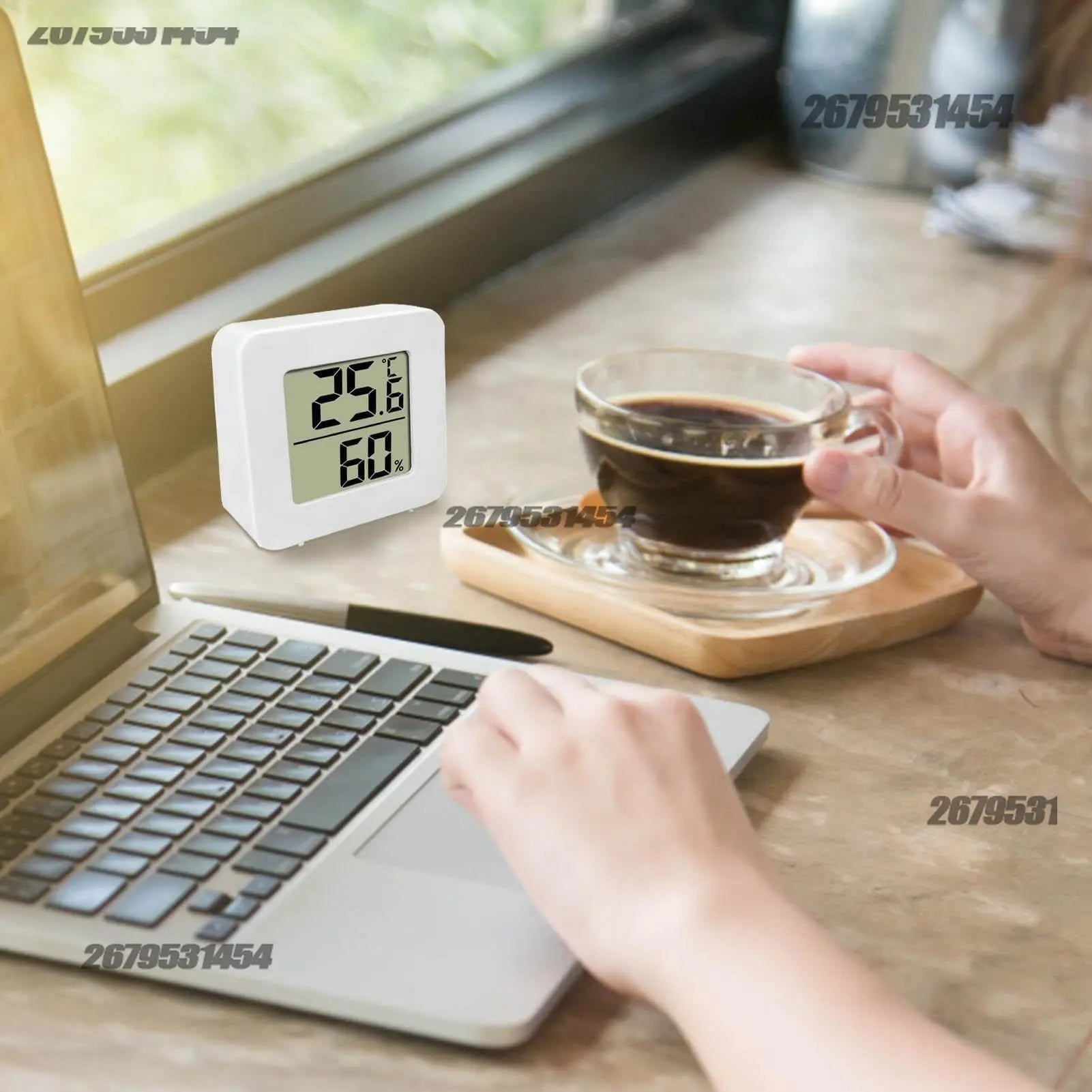 Thermomètre numérique intérieur Mini LCD hygromètre thermomètre intérieur ménage humidité mètre affichage numérique capteur mural