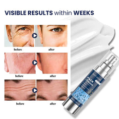 Crème hydratante pour le visage 6 en 1 pour hommes, 50ml, revitalisante, soins pour la peau, particules, avec collagène, Anti-vieillissement et rides