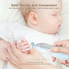 Coupe-ongles électrique pour bébé, outil de polissage des ongles pour enfants, soins pour bébé, coupe-ongles multifonctionnel, ensemble de manucure pour nourrissons