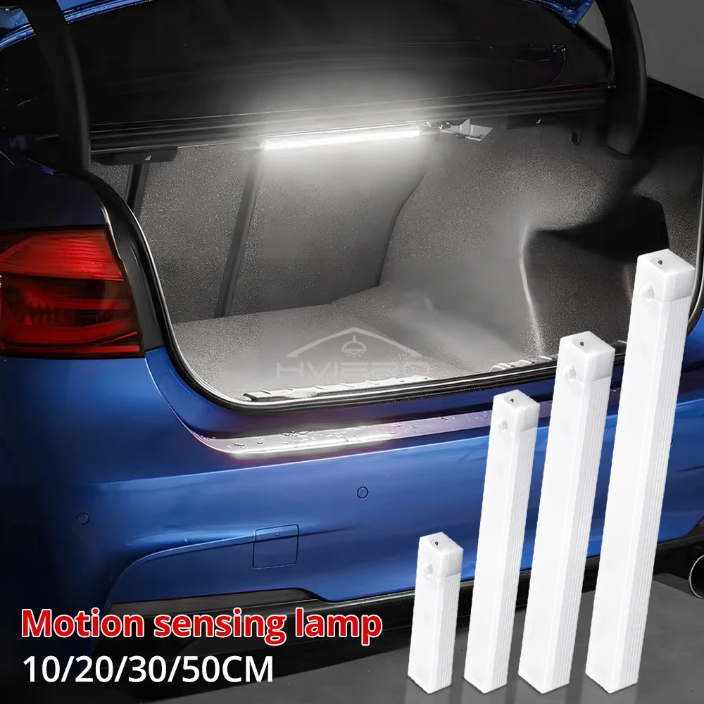 Motion Sensor Night Light, Wireless USB Rechargeable Magnetic LED Lamp for Wardrobe, Bedroom, Closet, Kitchen, Hallway, Tube Detector Bulb