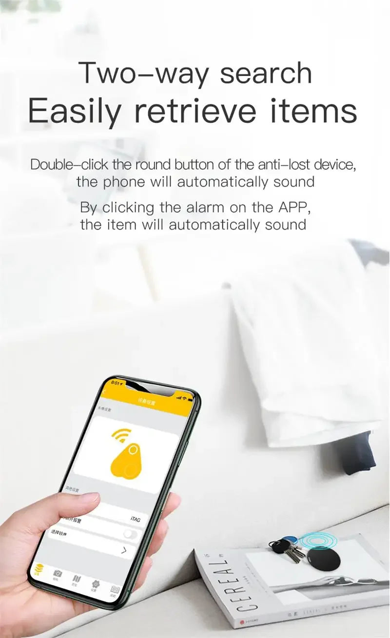Mini traceur GPS Bluetooth 5.0, dispositif Anti-perte d'étiquette d'air, suivi de portefeuille pour animaux de compagnie, personnes âgées et enfants, pour IOS et Android, localisateur intelligent