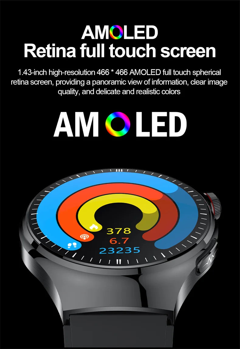 Nouvelle surveillance de la santé montre intelligente examen physique santé Wacth pression artérielle ECG + PPG Sport appel Smartwatch pour Android iOS