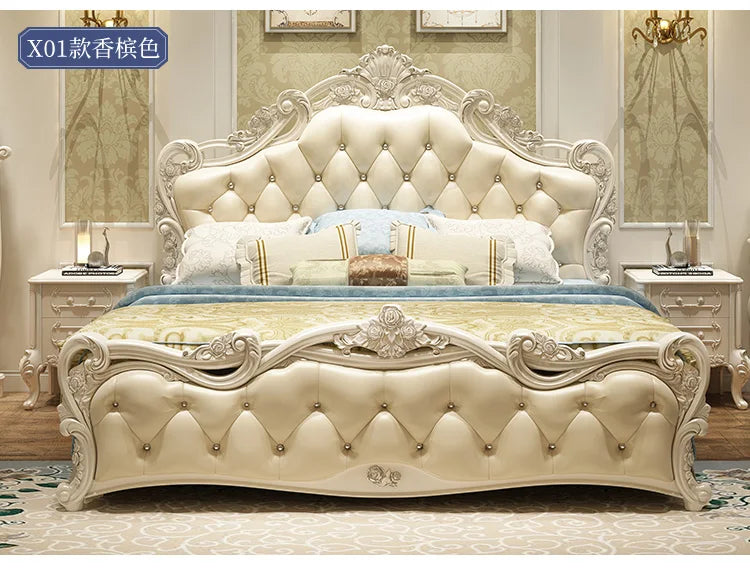 Ensemble de chambre à coucher design moderne princesse pour filles, literie double haut de gamme, luxe, meubles nordiques existants