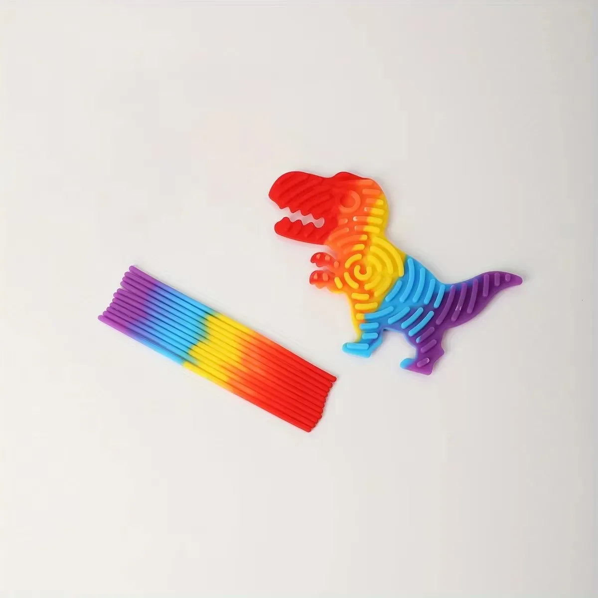 Planche d'Activités Sensorielles en Silicone, Jouet Fidget pour Calmer, Souligné, Anlande, TDAH & m.com, 1 Ensemble