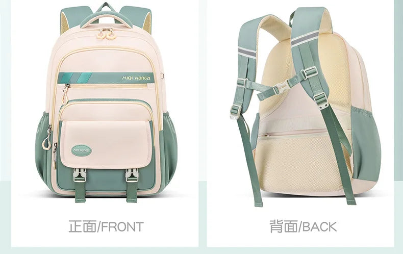 Sac à dos d'école pour enfants avec pendentif de dessin animé pour enfants adolescent Kawaii cartable filles enfants orthopédie sacs à dos imperméables sac