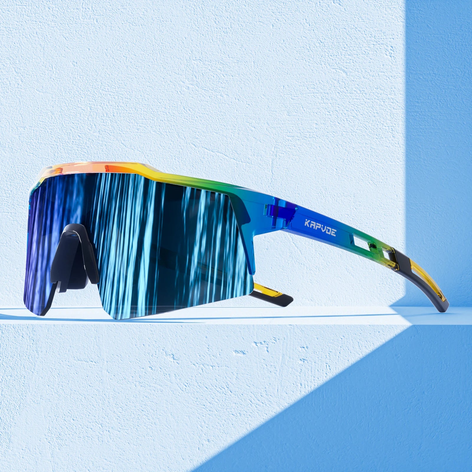 Kapvoe-Lunettes de soleil photochromiques pour enfants, lunettes de vélo de sport, lunettes de vélo d'extérieur pour garçons et filles, lunettes pour adolescents, UV400