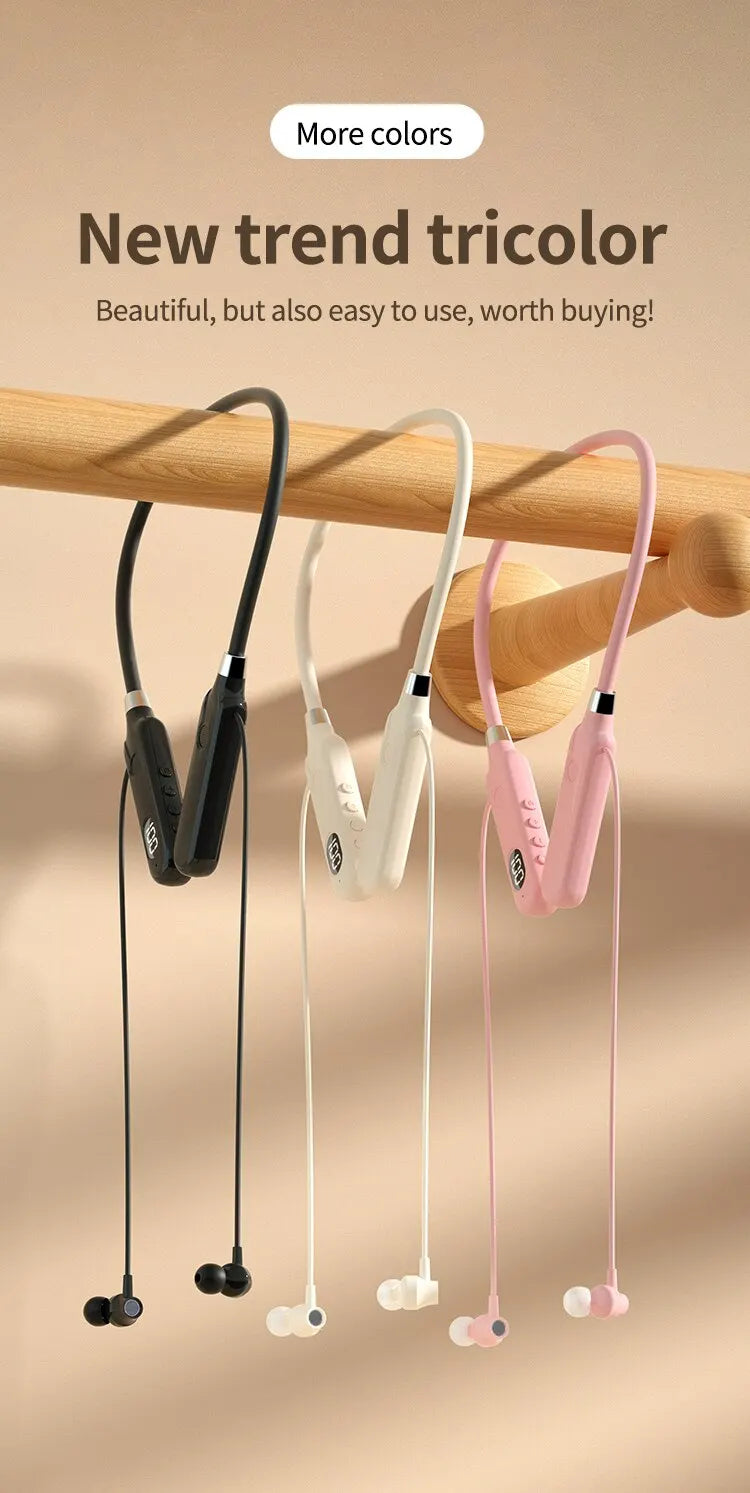 BT-12 Sans Fil Bluetooth Écouteurs Casque Président kband Sports De Plein Air Casque avec Bouton D'affichage Contrôle Écouteurs pour La Musique