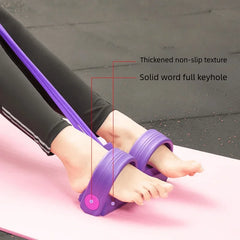 Ensemble de bandes de résistance pour salle de sport à domicile, équipement d'exercice abdominal, accessoires pour rameur, améliore la force et la flexibilité!