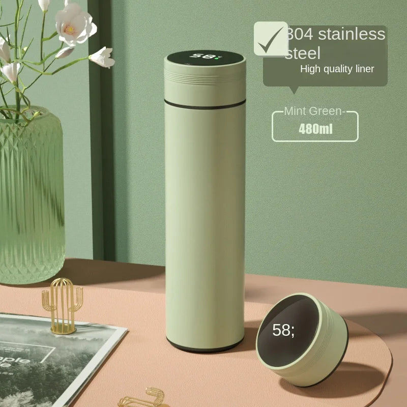 Tasse Thermos intelligente en acier inoxydable 316, affichage de la température, contrôle tactile, bouteille d'eau isolée, séparation du thé, cadeau de noël