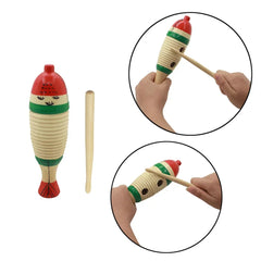 Jouet de poisson en bois Orff PerSCH, jouet musical pour tout-petits, apprentissage de la musique, cadeaux de Noël pour enfants, jouets pour bébé