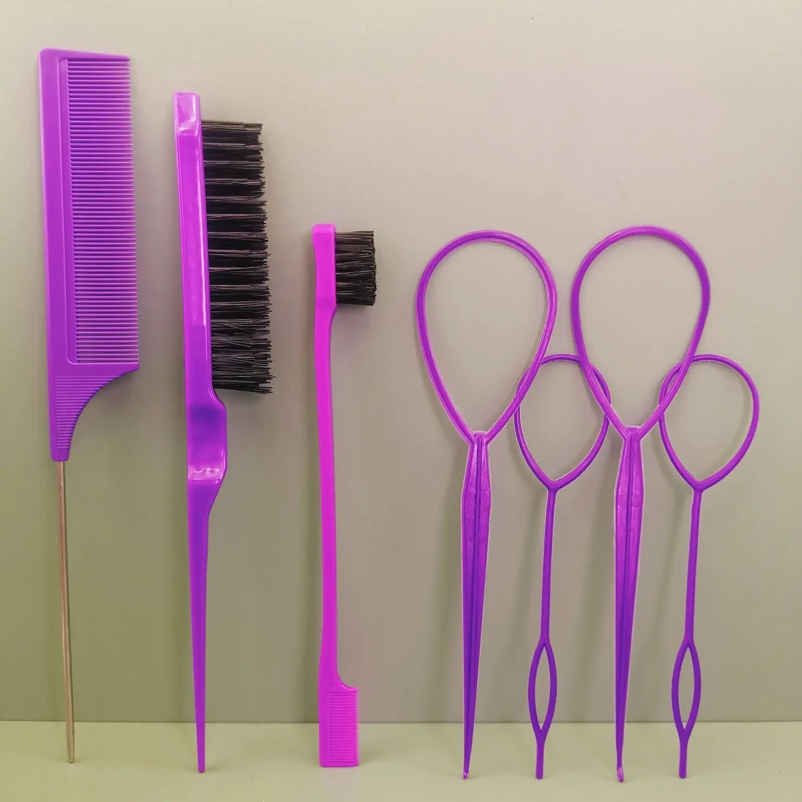 Coiffure enfant en bas âge boucle Topsy Rat queue de poney outils tresse bord brosse ensemble peigne pulvérisateur bouteille accessoires de coiffure enfants filles