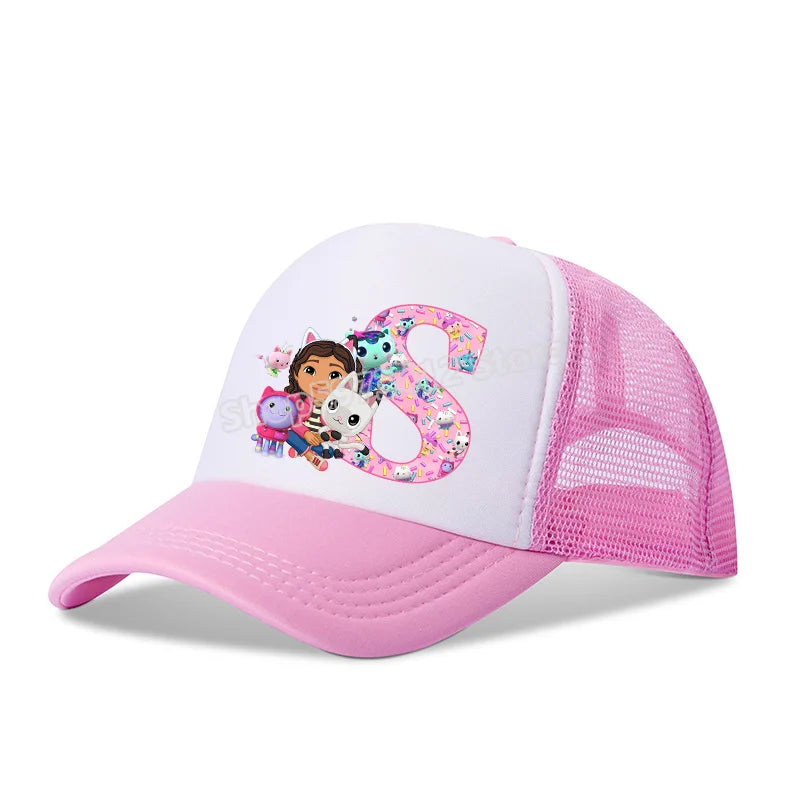 Gabby Dollhouses enfants casquettes de Baseball dessin animé Anime chapeau décontracté Sports de plein air chapeau de soleil réglable casquette à visière fille mignon cadeau d'anniversaire