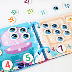 Livre Montessori pour bébé, mon premier livre silencieux, jouet éducatif pour l'apprentissage précoce, jeu assorti pour bébés de 2 à 3 ans