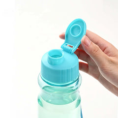 Bouteille d'eau créative pour hommes et femmes, 1 pièce, bouteille d'eau de sport, grande capacité, tasse d'extérieur, verres de Fitness