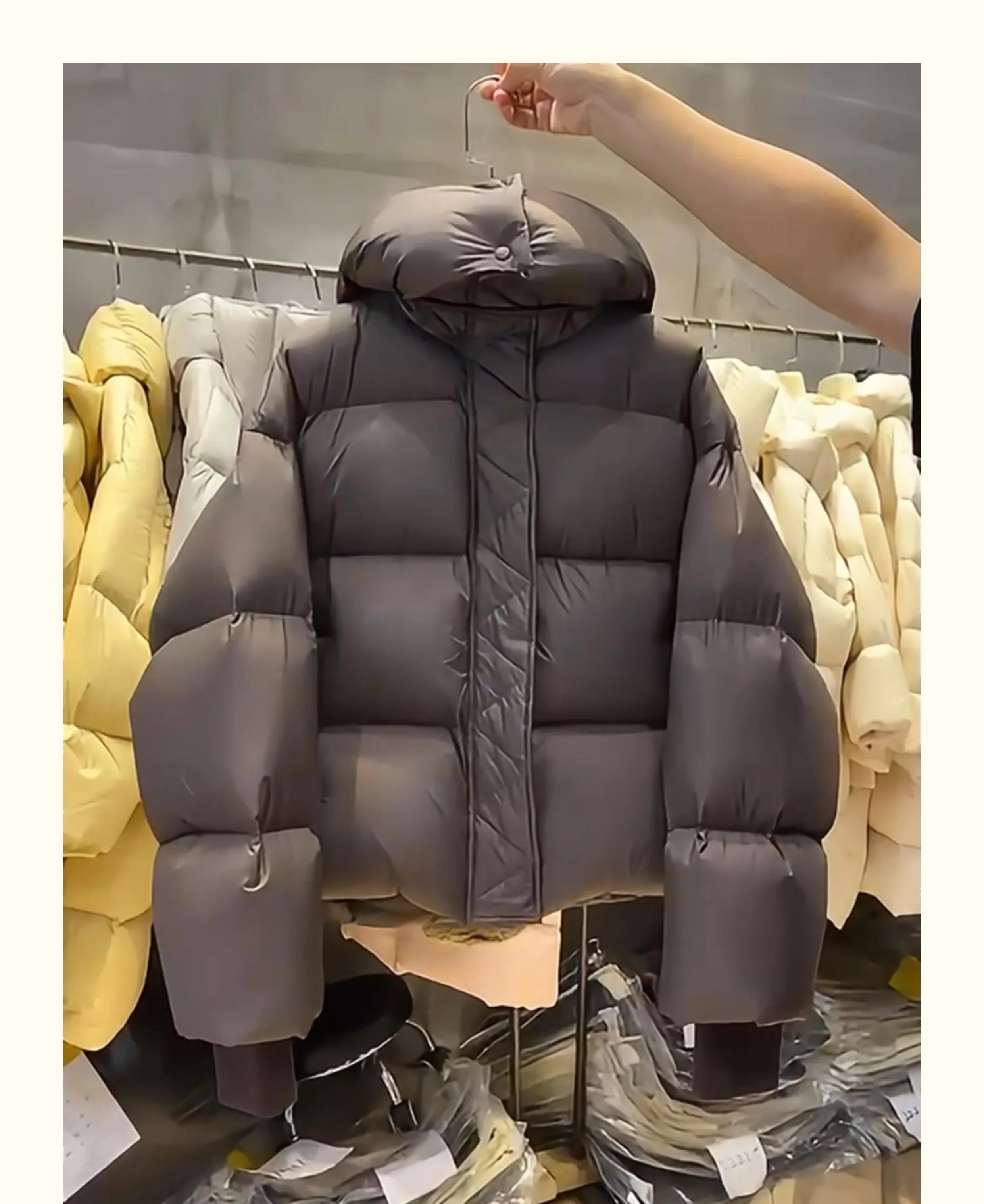 Mode femmes doudoune 2025 nouvelle femme col montant doudoune décontracté ample à capuche Parkas