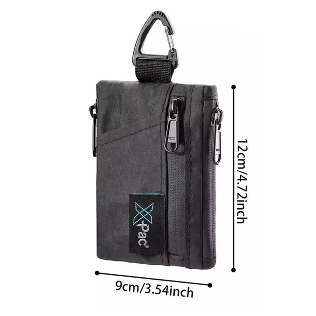 EDC – pochette multi-poches X-PAC, portefeuille, petit porte-clés, pochette pour pièces de monnaie, organisateur de poche EDC, pochette utilitaire pour cartes, sac étanche