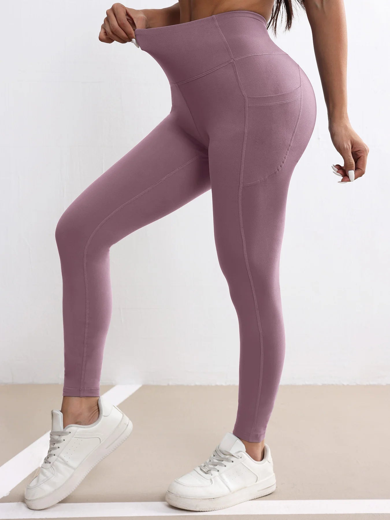 Pantalon de Yoga taille haute avec poches pour femmes, Leggings de Compression pour le sport, le Fitness, la course à pied
