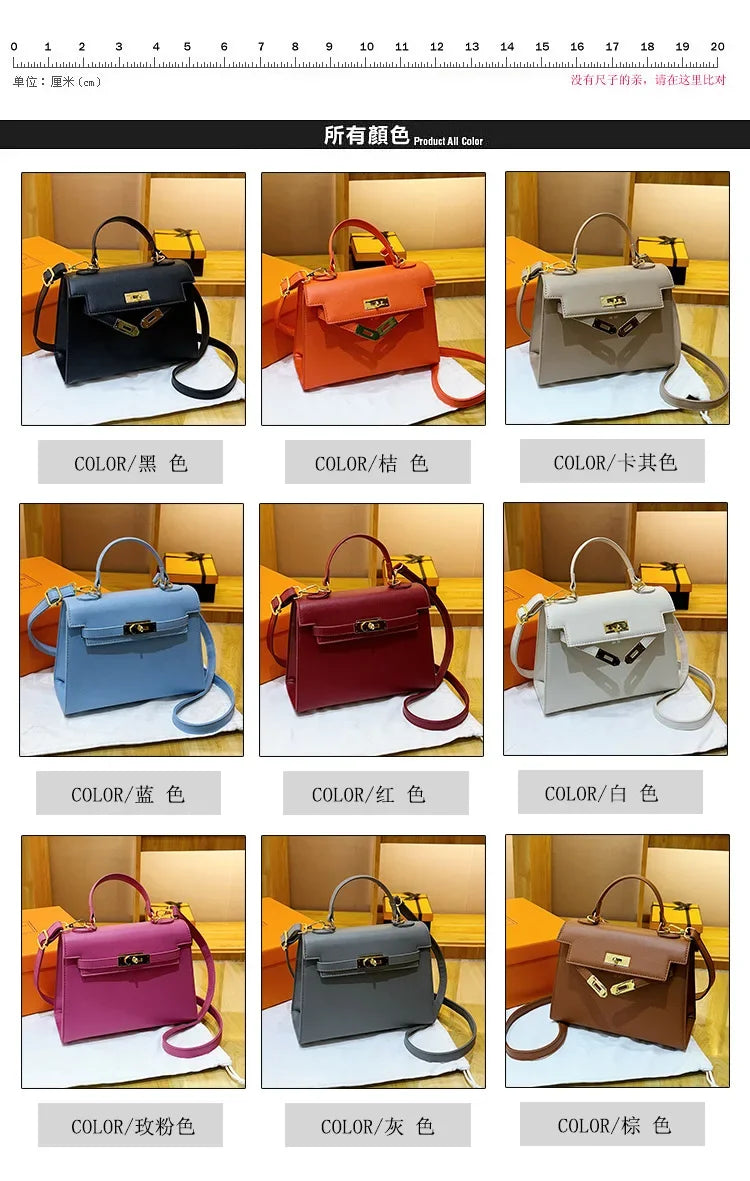 New trendy, unique, classic and luxurious brand - High-end design - Pure color - Unique platinum shoulder bag 