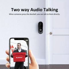Tuya sonnette avec caméra sans fil Bundle vidéo sonnette WIFI HD téléphone extérieur porte cloche caméra sécurité vidéo interphone IR nuit