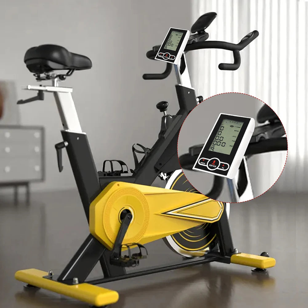 Moniteur de vélo d'exercice, compteur de vitesse, vélo stationnaire, entraîneur elliptique, affichage, équipement de gymnastique, accessoires