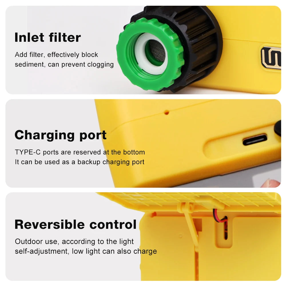 Solar Irrigation Synchronization Controller, Smart Existing System for Garden, Valve with Rain Sensor, WIFI