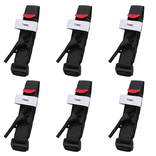 Garrot d'urgence DulEmergency Strap, équipement de premiers soins médicaux à une main pour la randonnée, le camping, les voyages, les sports de plein air