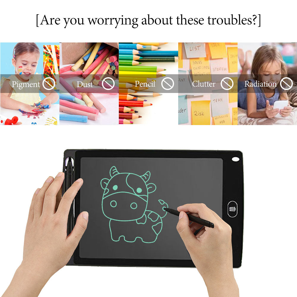 Planche à dessin électronique de 8.5 pouces, jouets pour enfants, écran LCD, tablette de dessin graphique numérique, bloc d'écriture électronique