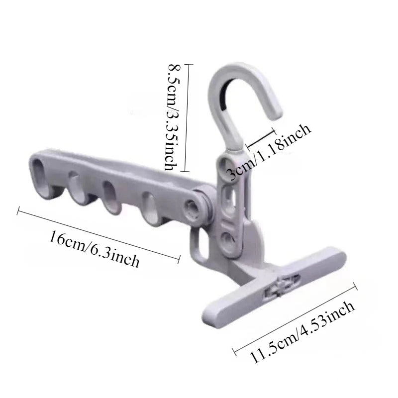 Cintre à vêtements Portable à 5 trous, support de séchage de voyage pliable pour hôtel Camping sac à dos