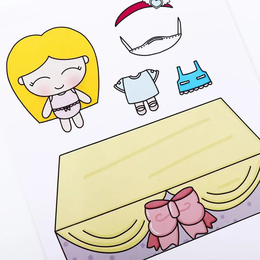 Livre de bonnet 3D, paquet de matériel, gaufre, pétrir, livre silencieux, autocollant fait maison, magasin d'ongles, livre silencieux, fait à la main, Montessori pour enfants