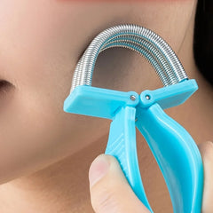 1 pièces épilateur Facial à main rouleau à ressort sûr femmes épilation du visage épilateur soins du visage masseur beauté épilateur outil