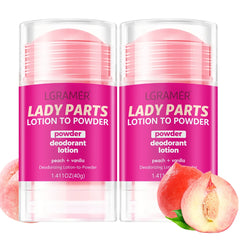 Dissolvant d'odeurs corporelles, bâton anti-transpirant, déodorant pêche, élimination des aisselles pour femmes et hommes, bâton déodorant miel pêche 40g