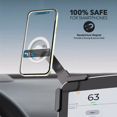Support de téléphone portable pour écran d'affichage monté sur voiture, Rotation libre à 360 degrés, support pliable utilisé pour voiture et véhicule électrique