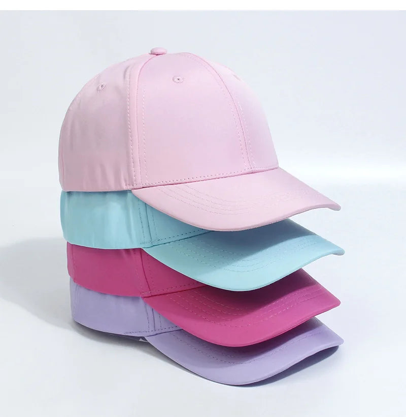 Casquettes de Baseball pour mère et enfant, accessoires d'été pour filles, chapeau de soleil, sport, voyage, pour enfants, réglable 53/56cm