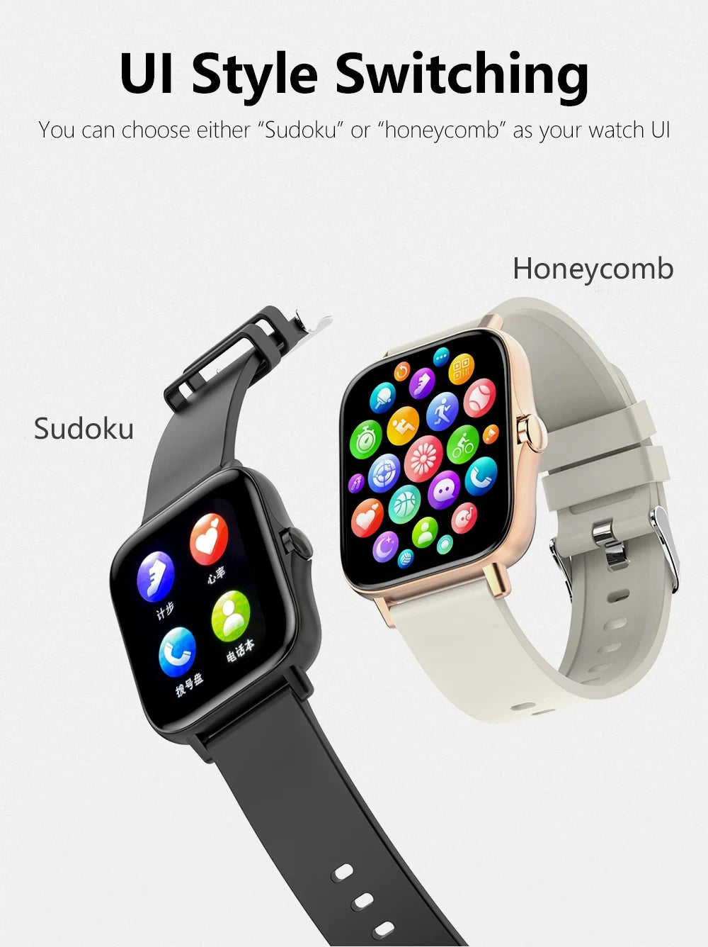 2025New mise à niveau montre intelligente pour hommes femmes 1.83 pouces écran tactile complet BT appel sport surveillance montre intelligente pour téléphone Android et IOS