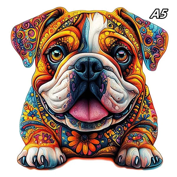 Puzzle en bois en forme d'animal irrégulier Puzzle en bois succulent coloré puzzle magique jouet intellectuel jouets éducatifs jeu naissance