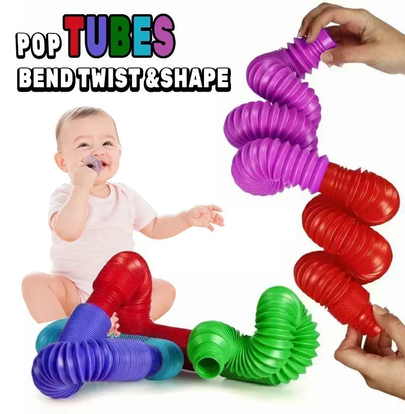 8 16 24 32 pièces Tubes Pop jouets sensoriels UrChoice motricité Fine et apprentissage pour les tout-petits jouets Fidget et cadeaux de fête pour les enfants